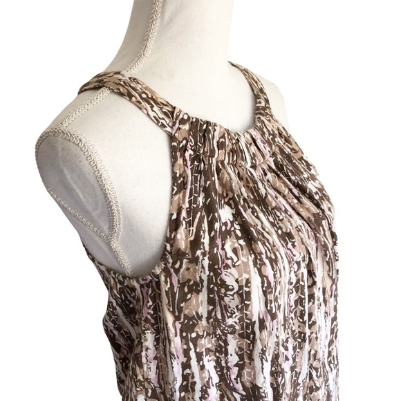 Marisa Christina Linen Blend Tank Top Size Medium - Picture 2 of 6